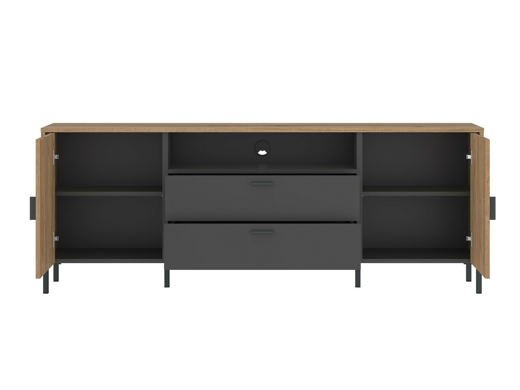 TV galds Morelmi 101 (Antracīts + Ozols)