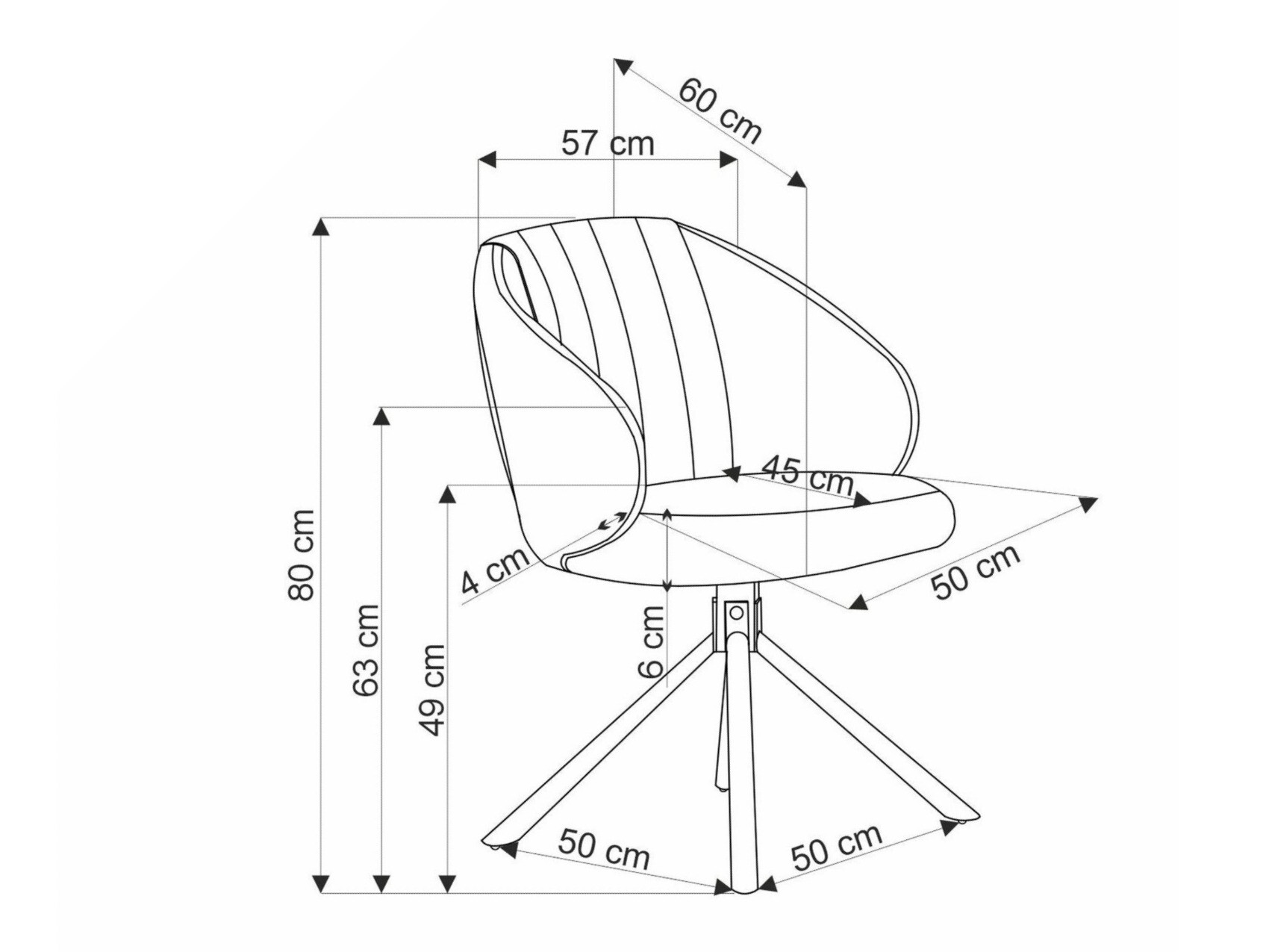 Krēsls Houston 1871 (Kapučīno)