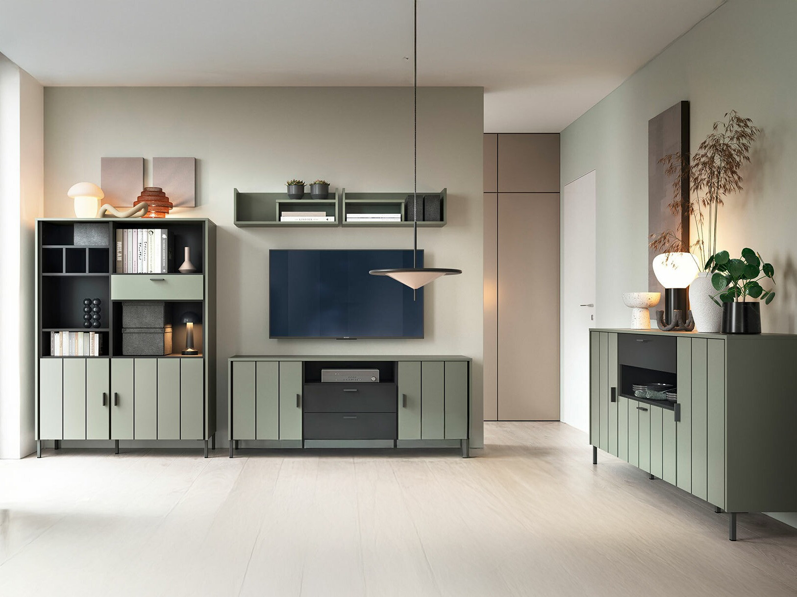 Piekaramo plauktu komplekts Morelmi 111