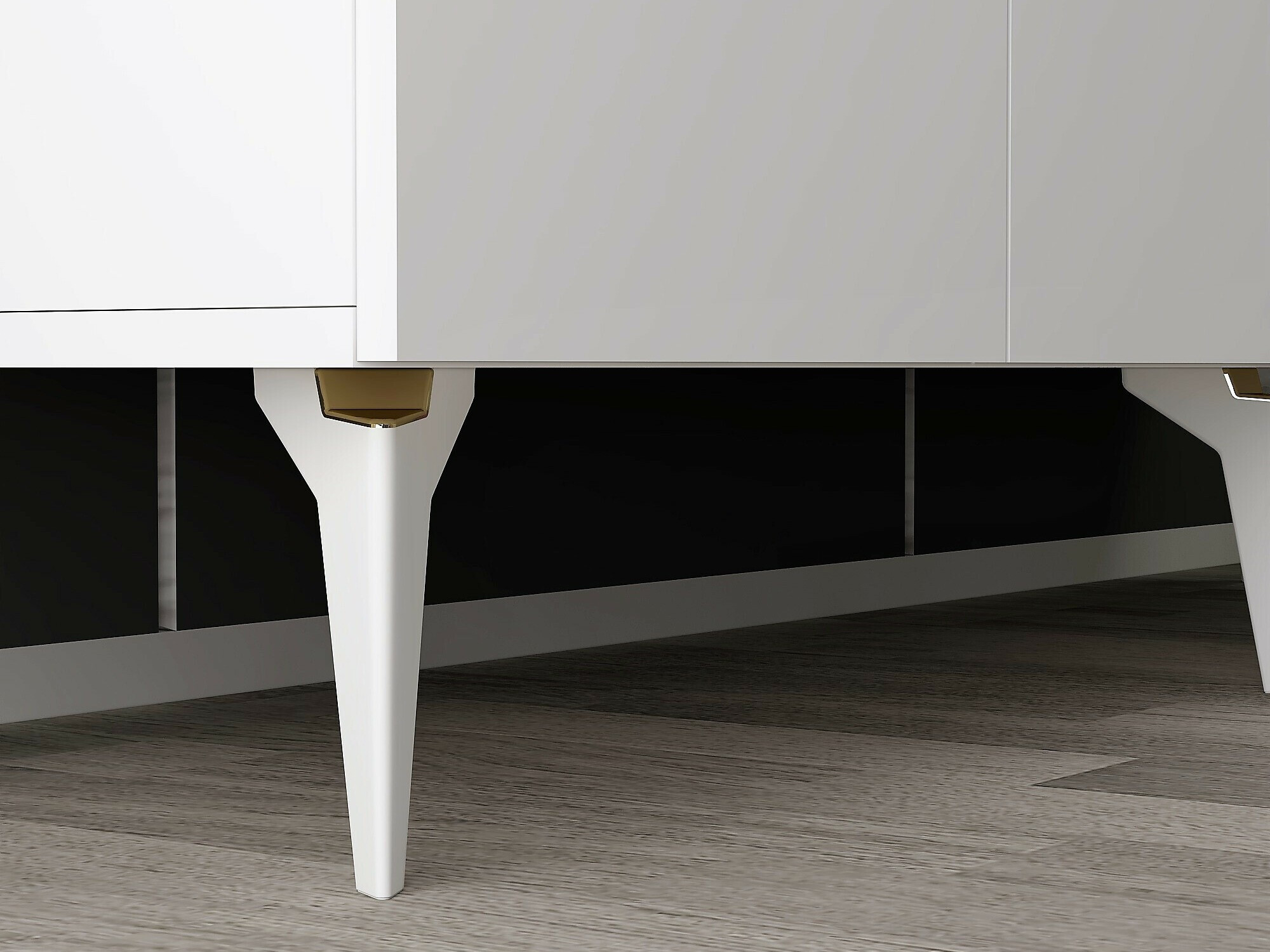 Шкафчик Kailua 2265 (Белый + Золотой)