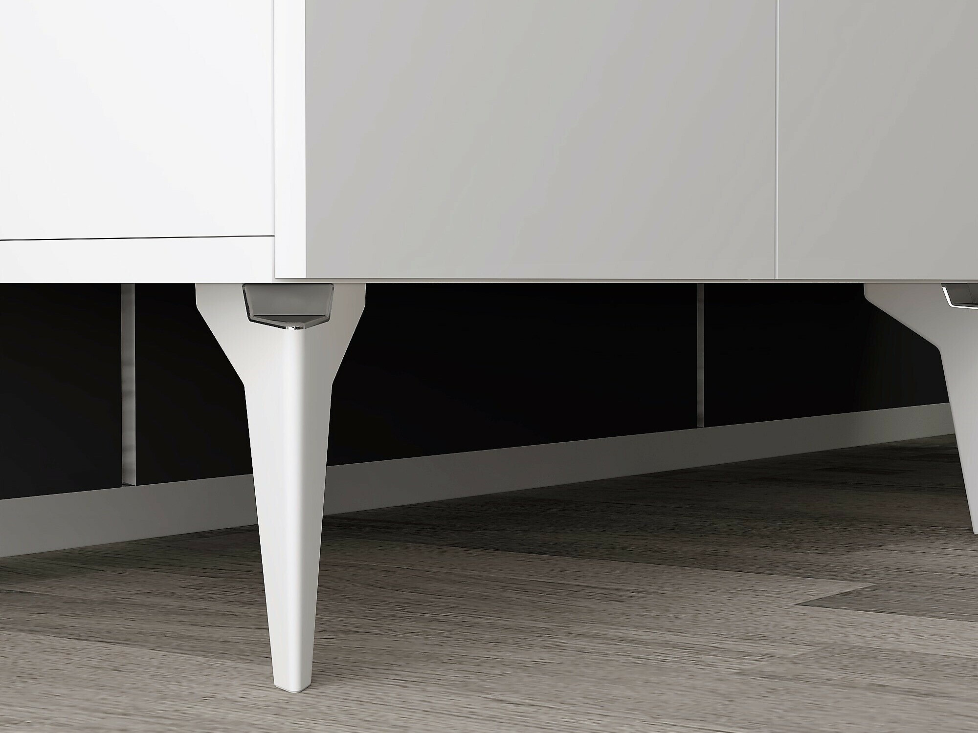 Skapis Kailua 2265 (Balts + Sudraba)