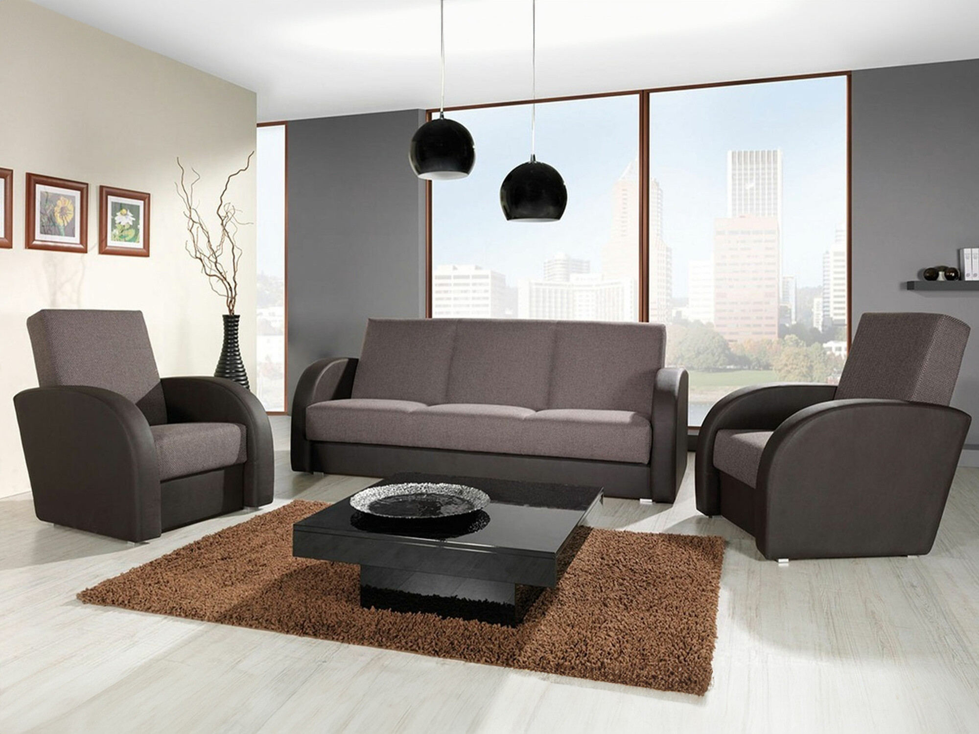 Atpūtas krēsls Providence 114 (Soft 066 + Kreta 07)