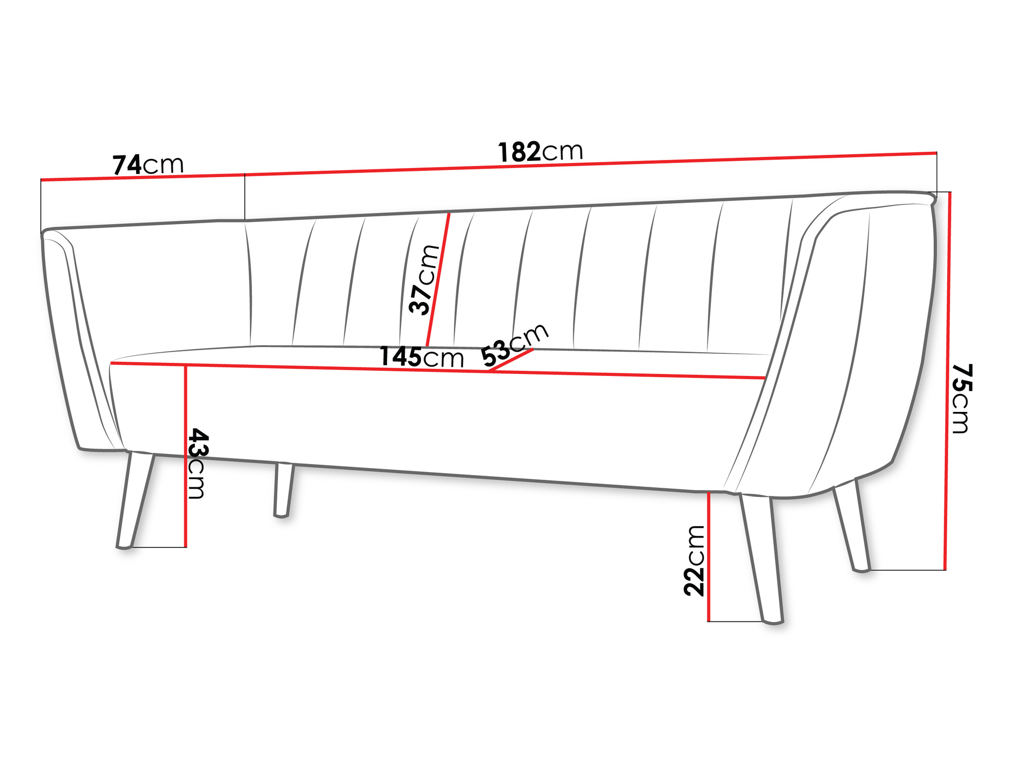 Диван Glenview 103 (Kronos 34)