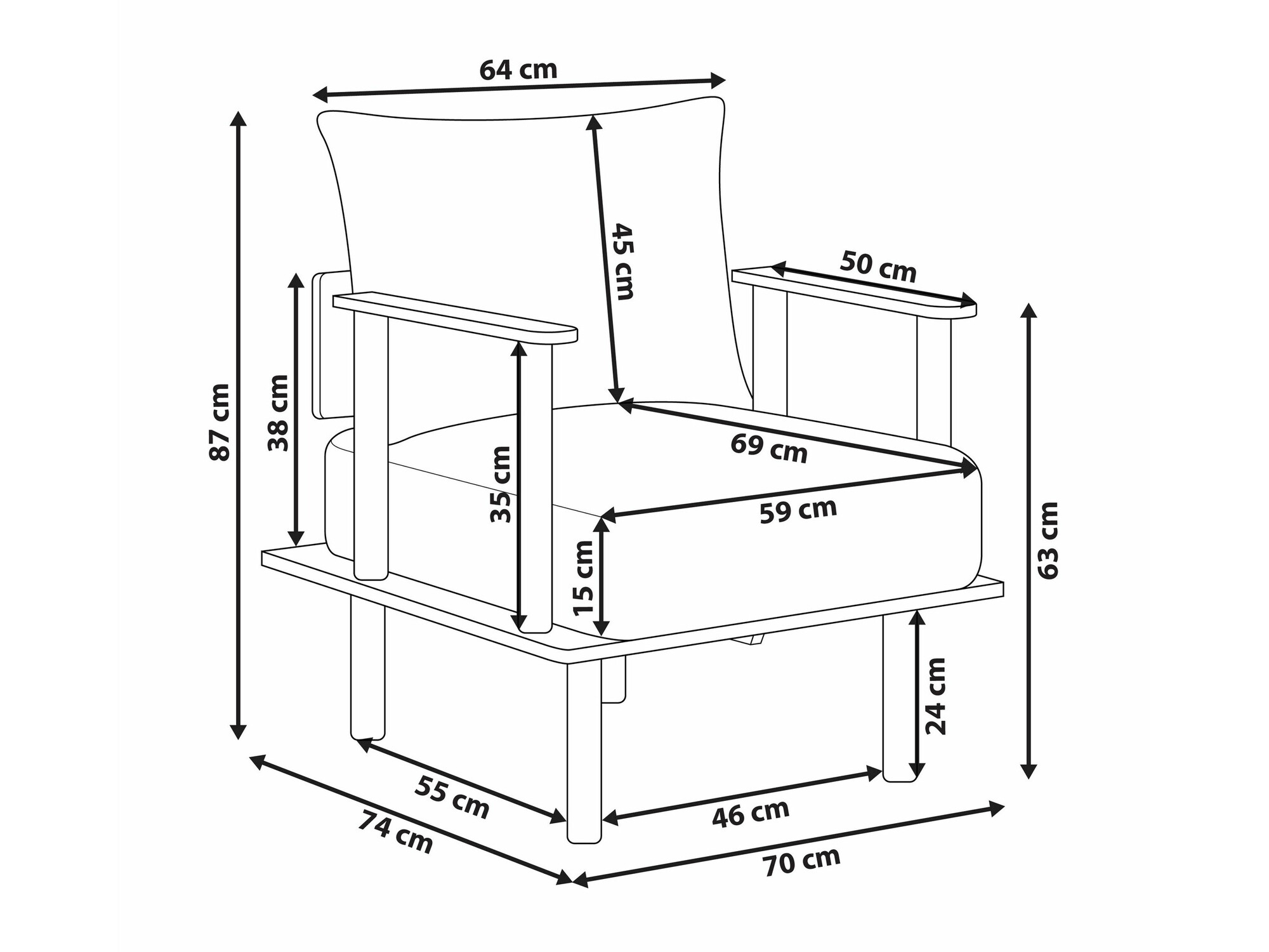Кресло Berwyn 2206 (Бежевый)