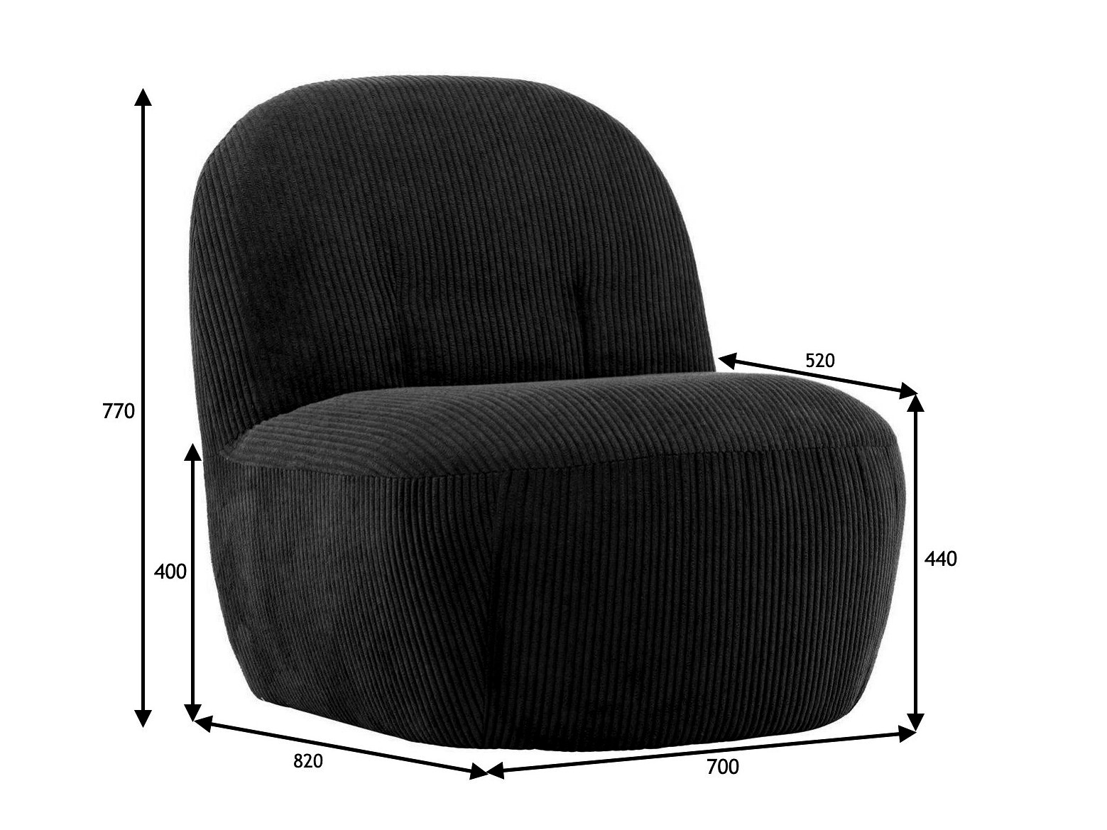 Krēsls Dallas 4484 (Zils)