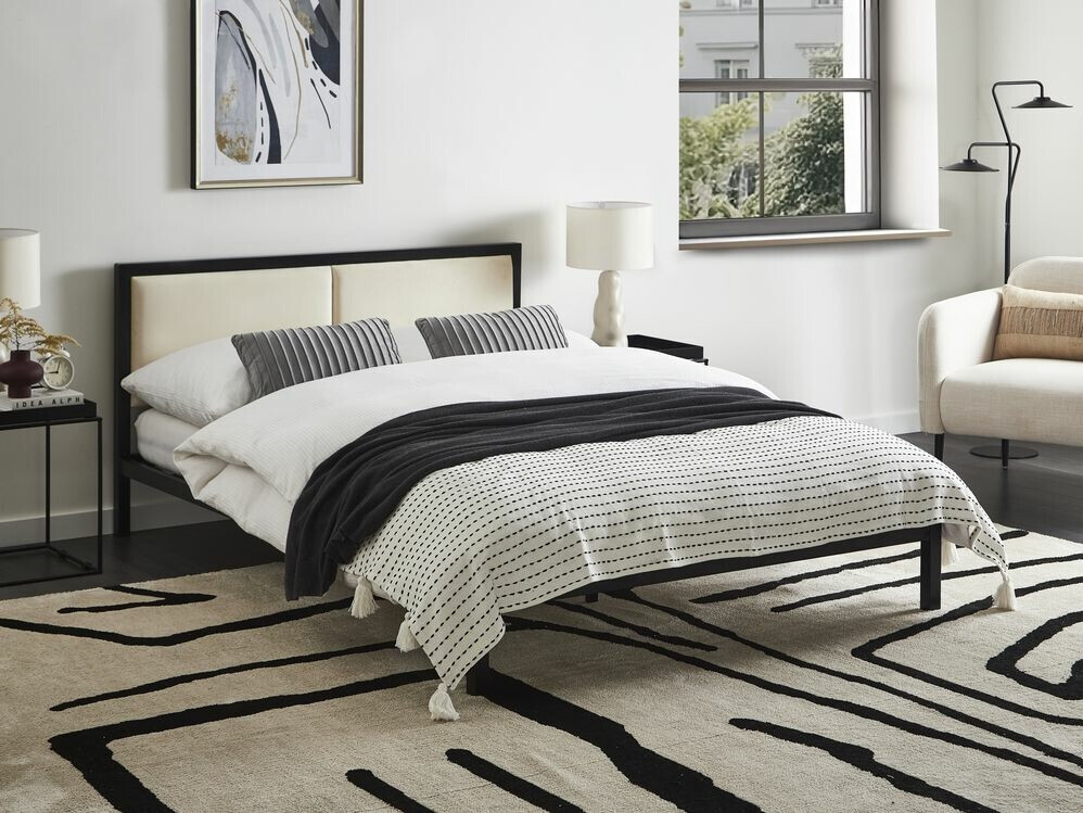 Кровать Berwyn 760 (Чёрный + Бежевый)