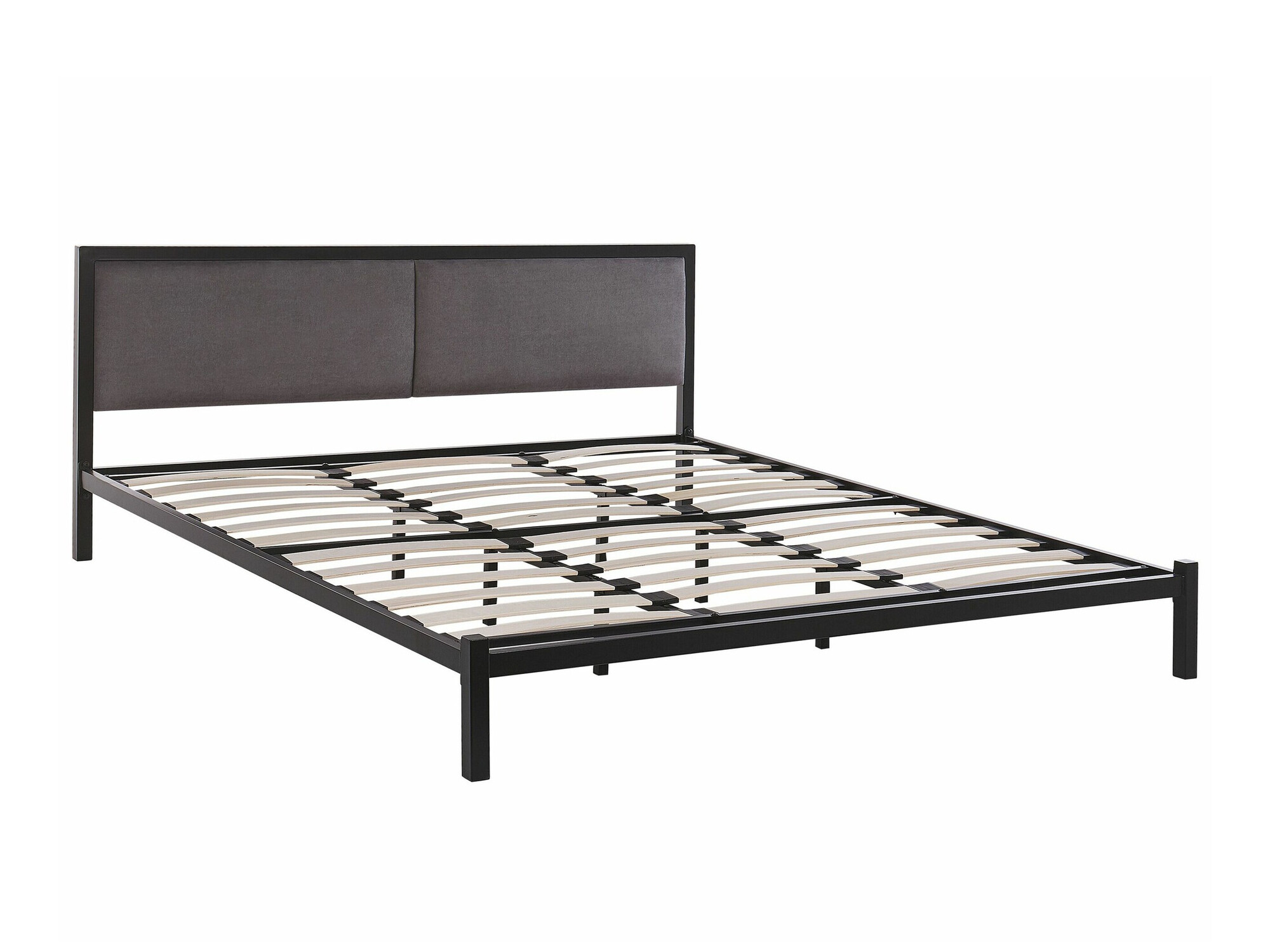 Кровать Berwyn 760 (Чёрный + Серый)