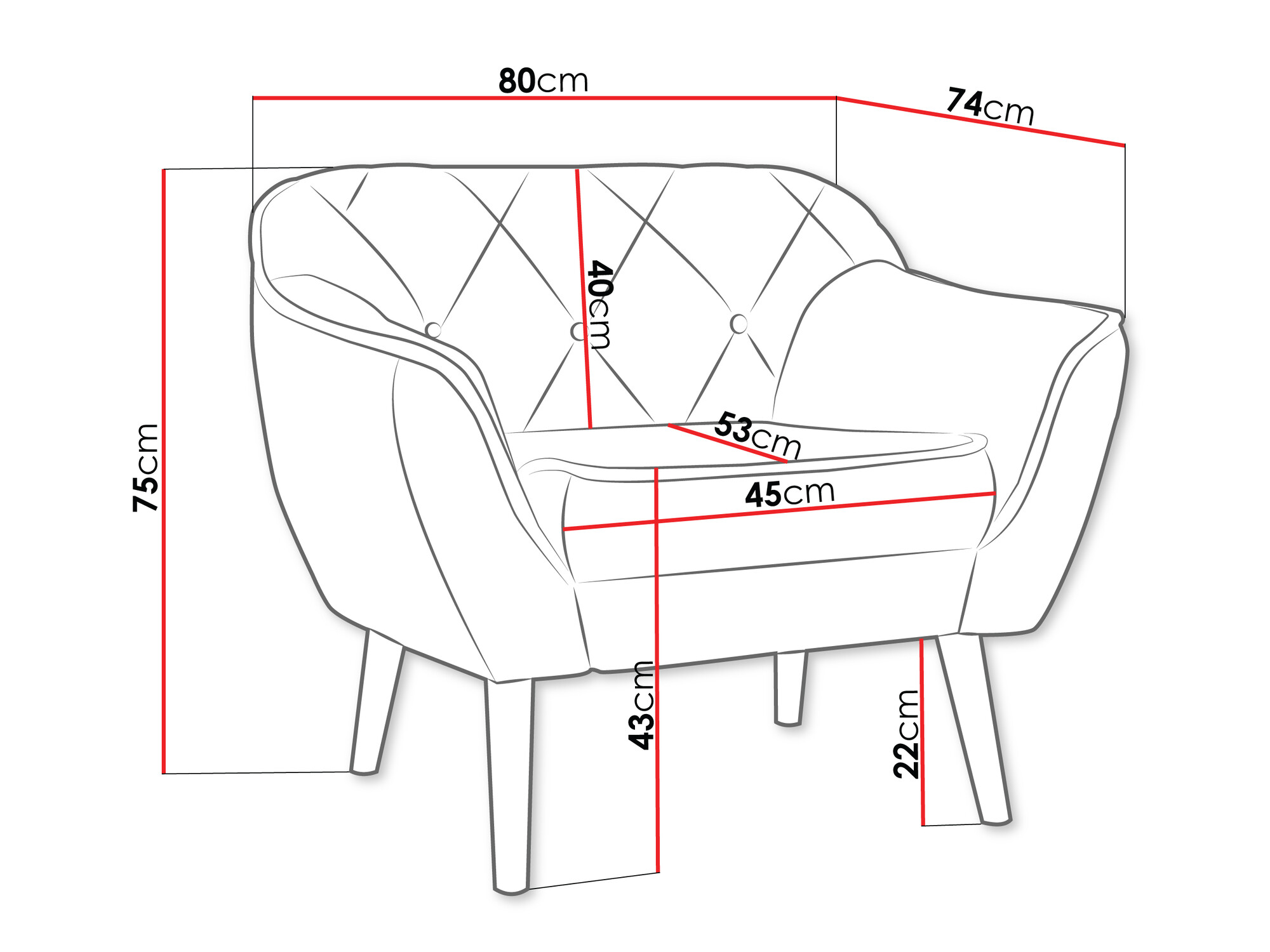 Кресло Glenview 108 (Kronos 14)