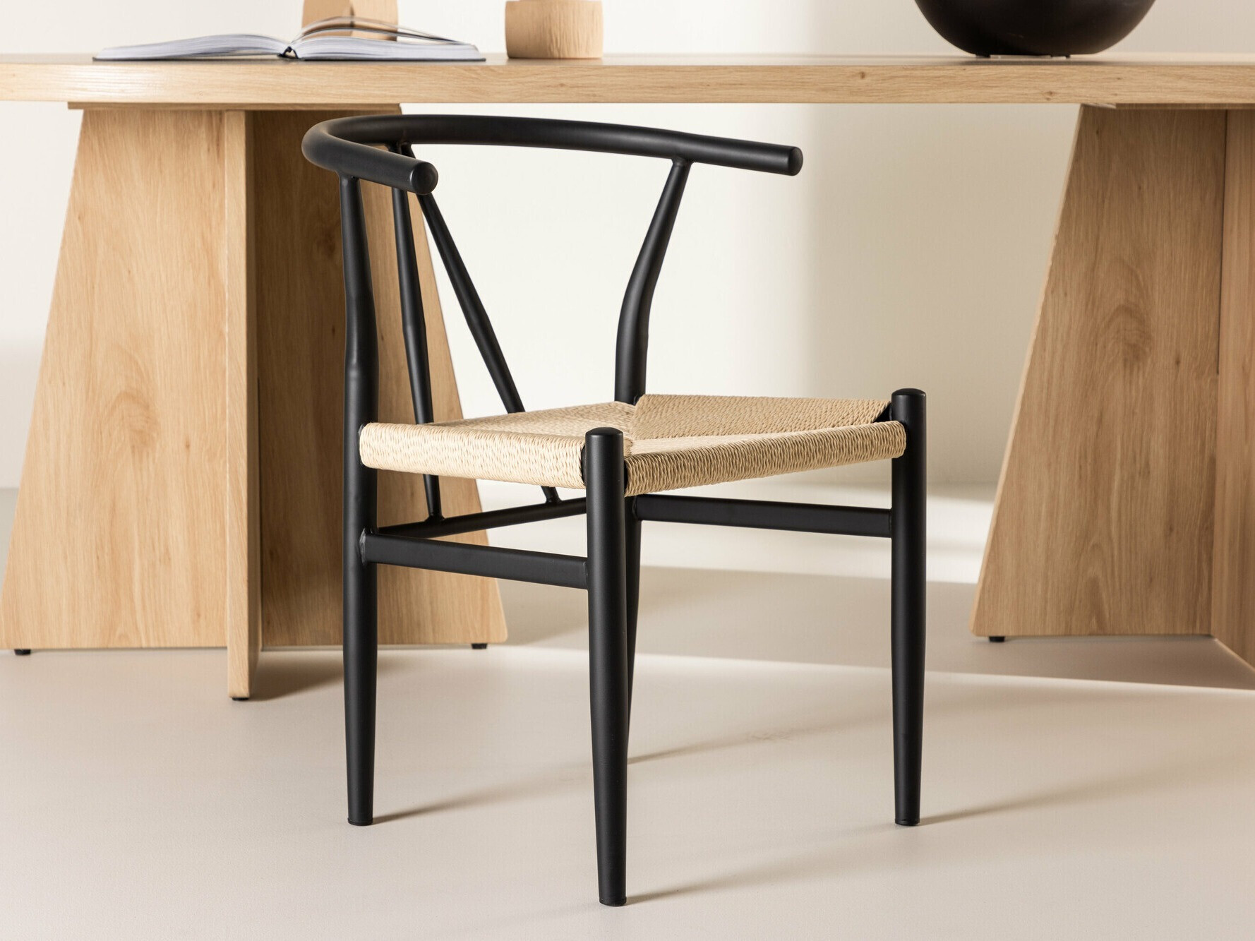 Krēsls Dallas 4525 (Melns + Bēšs)