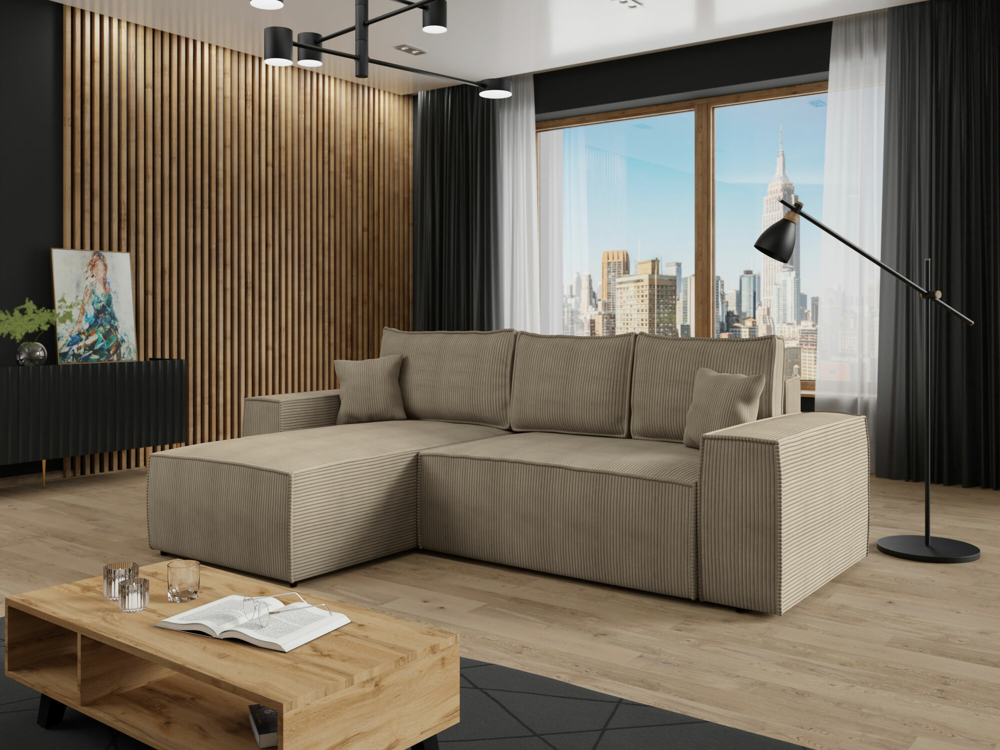 Stūra dīvāns Clovis 108 (Poso 02)