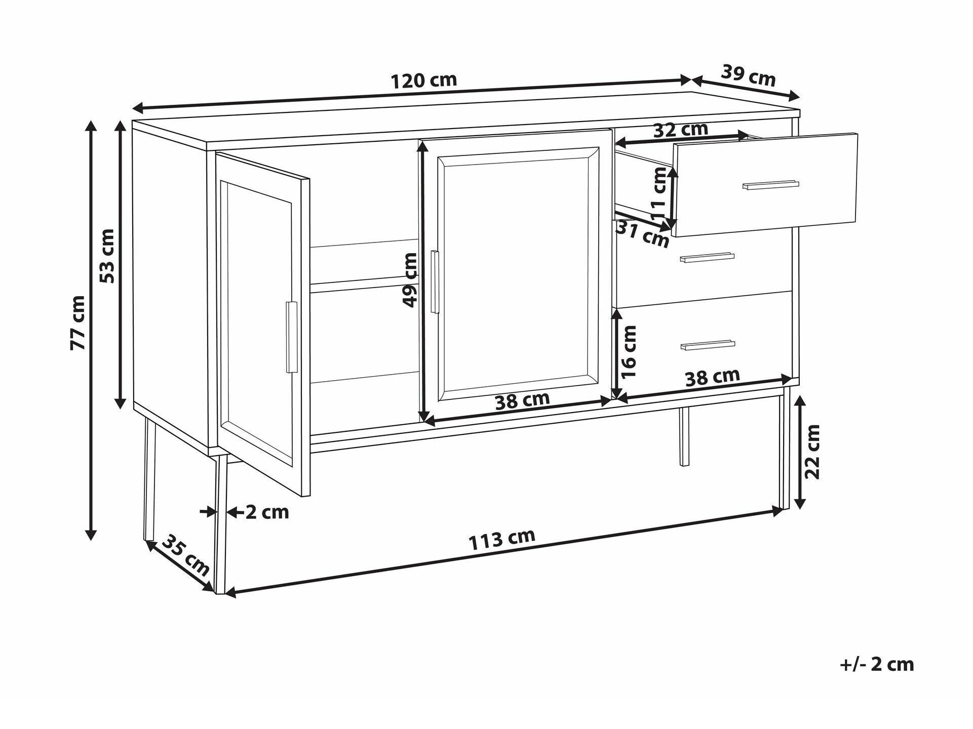 Kомод Levfelu 105
