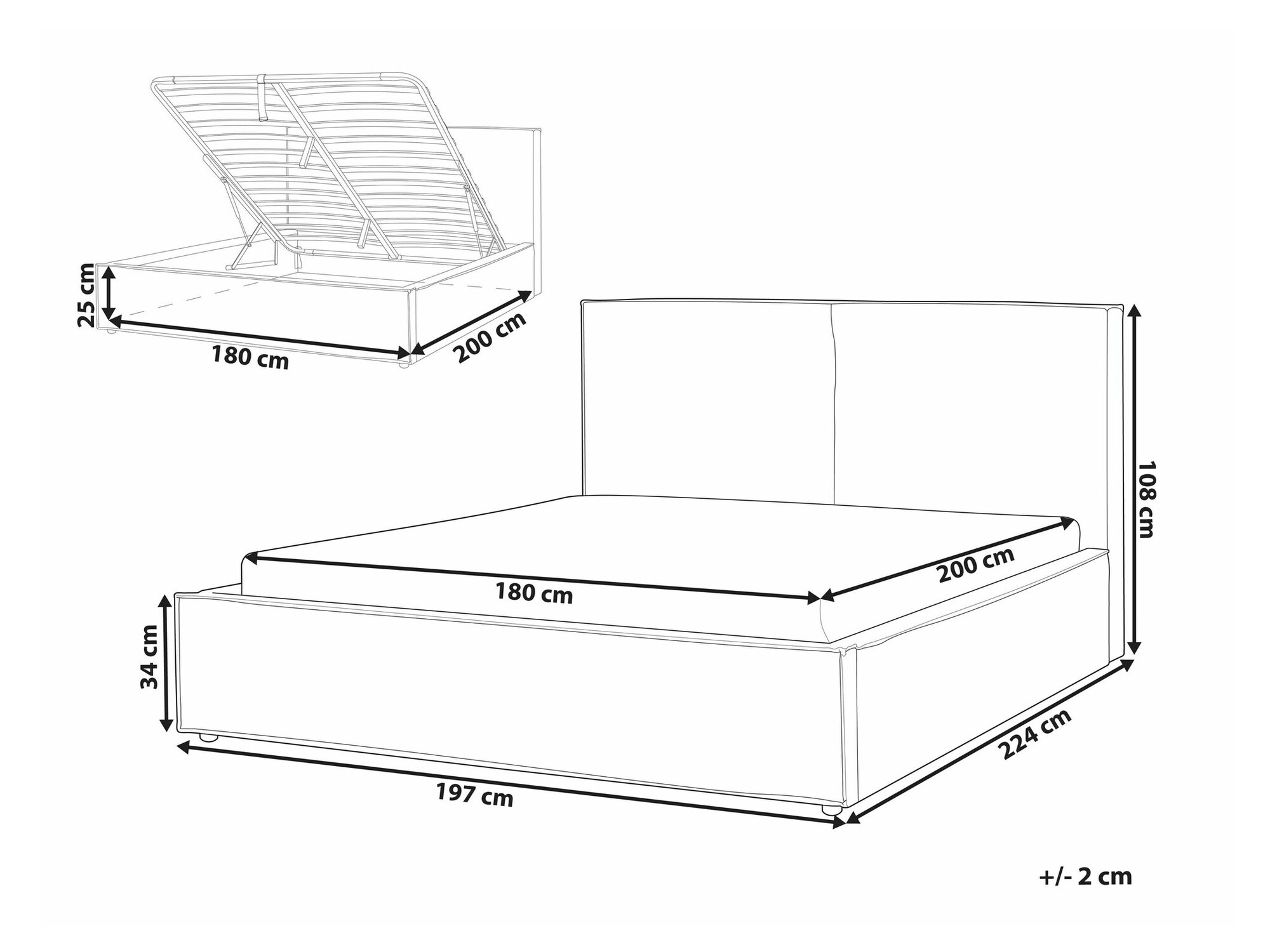 Кровать Berwyn 1290 (Белый)