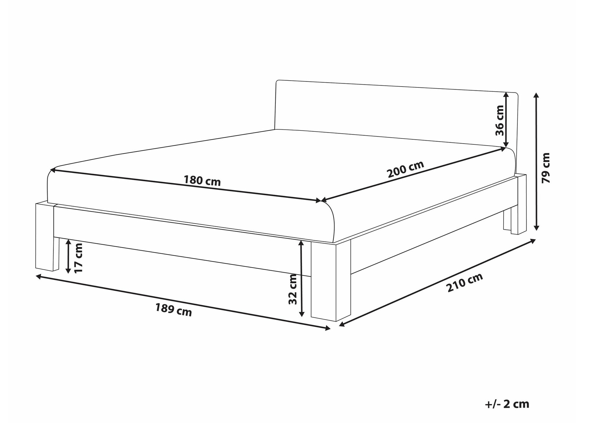 Кровать Berwyn 735 (Белый)