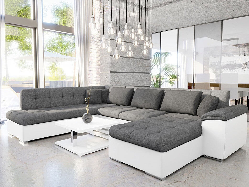 Stūra dīvāns Comfivo Gemma III (Soft 017 + Lux 05 + Lux 06)