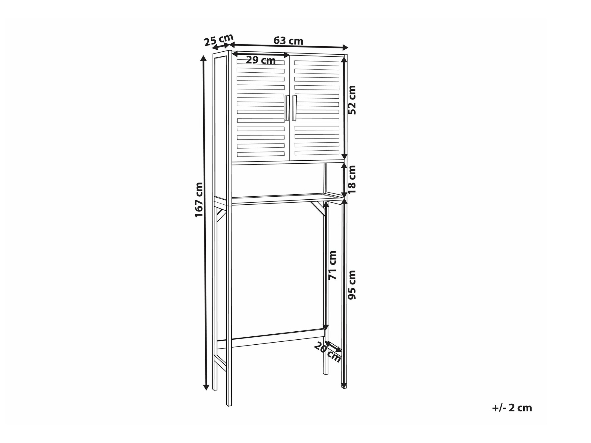 Vannas istabas plaukts Berwyn 2210