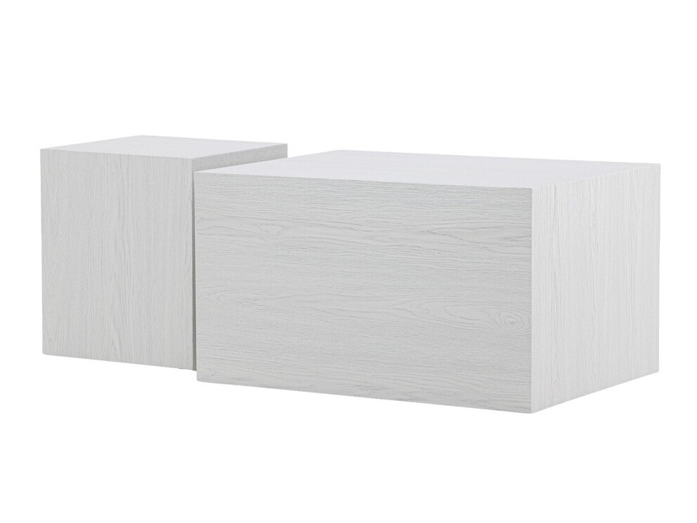 Žurnālu galdiņu komplekts Dallas 4539 (Balināts ozols)