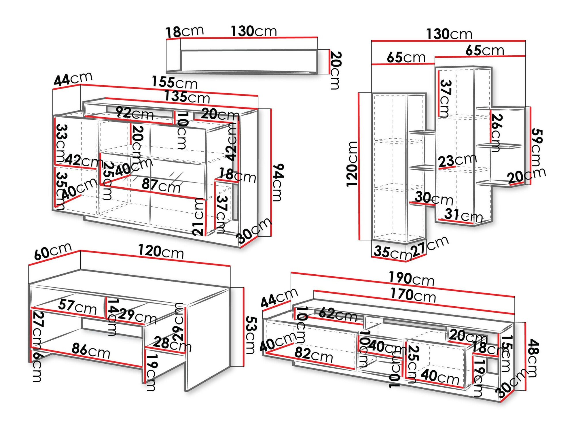 Набор для гостиной Fivfivi 103