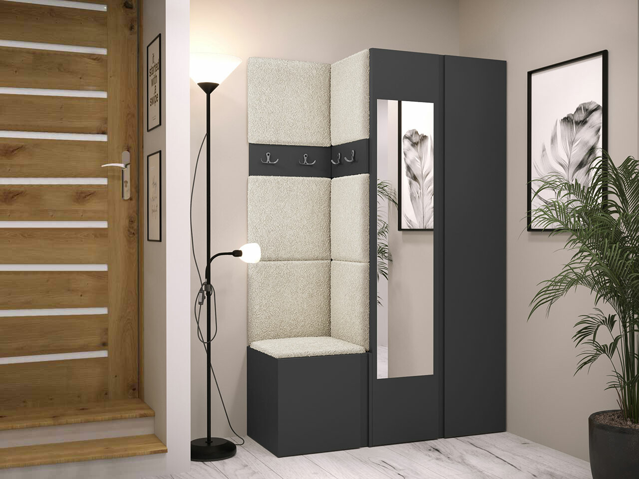 Прихожая Hartford 350 (Графит)