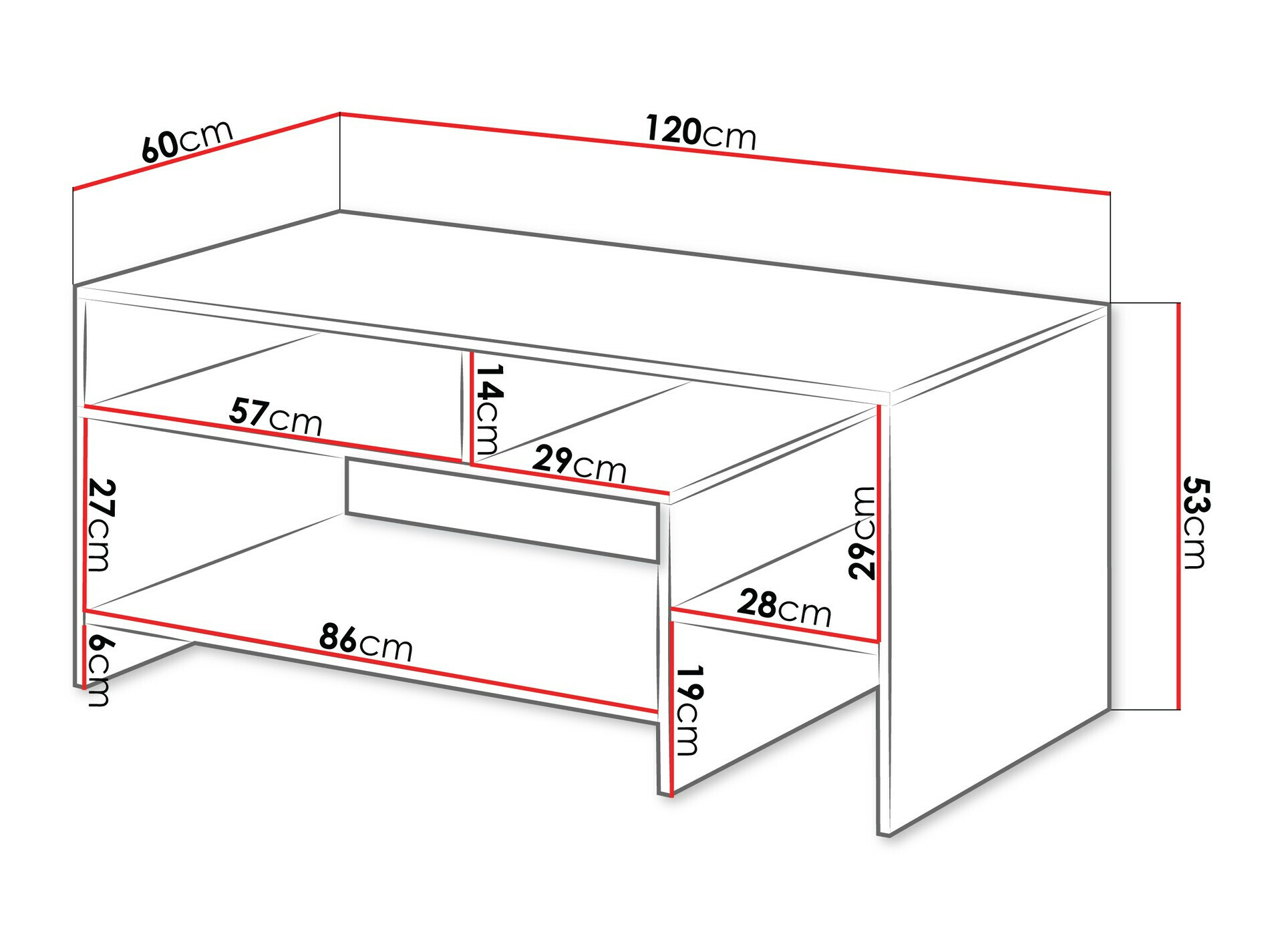 Žurnālu galdiņš Fivfivi 100