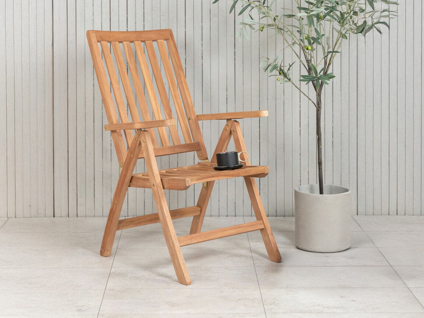 Dārza krēsls Nunova 115 (Gaiši brūns)