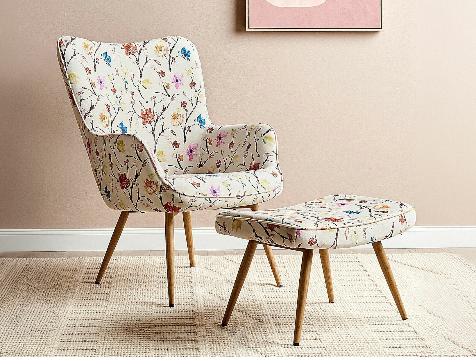 Krēsls Berwyn 2048 (Ziedu raksts)