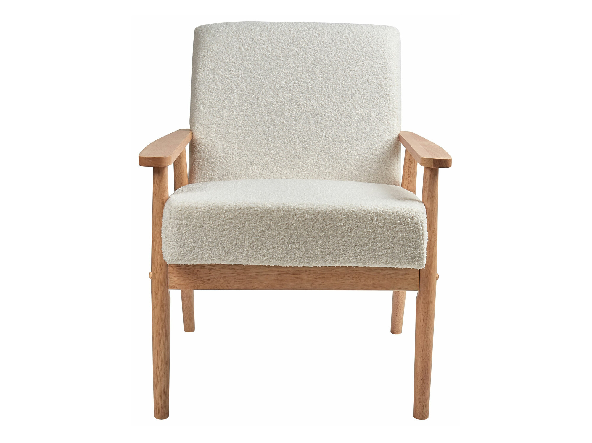 Krēsls Berwyn 2214 (Gaišs koks + Balts)