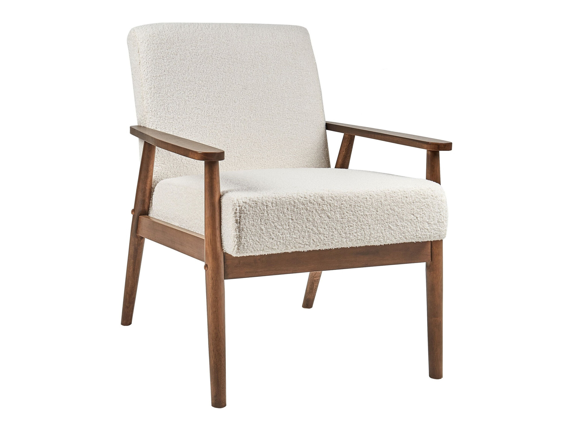 Krēsls Berwyn 2214 (Tumšs koks + Balts)