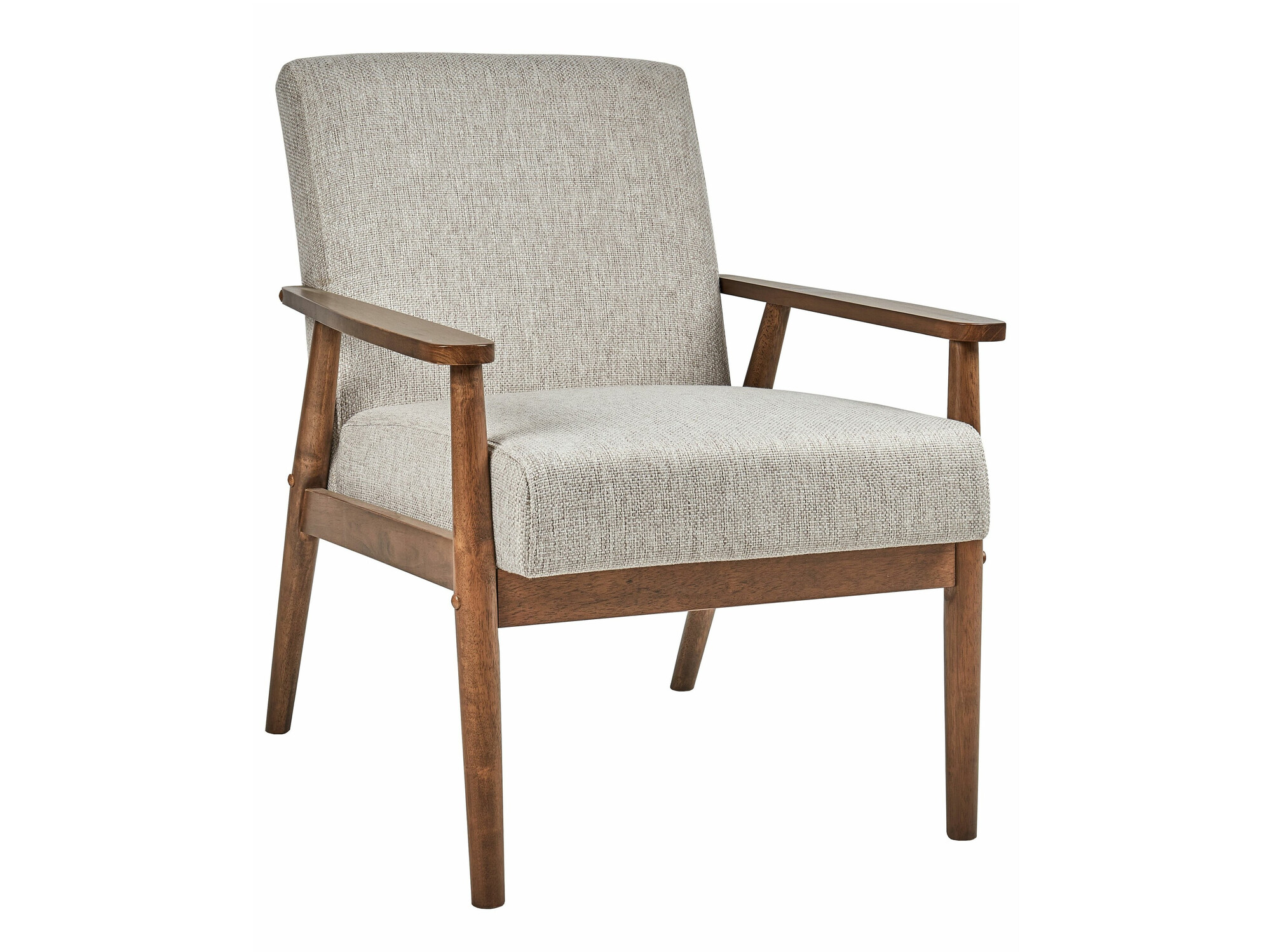 Krēsls Berwyn 2214 (Tumšs koks + Pelēks)