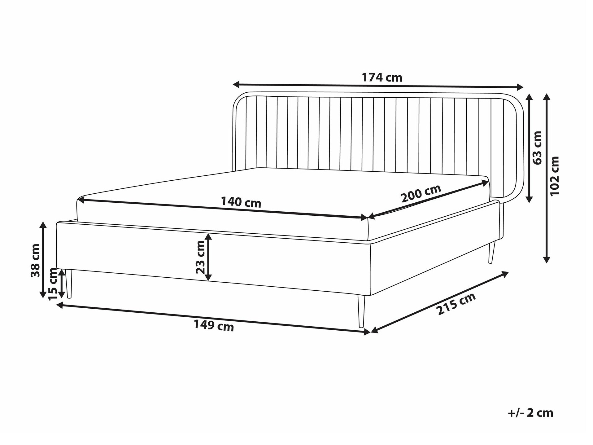 Кровать Berwyn 2213 (Бежевый)