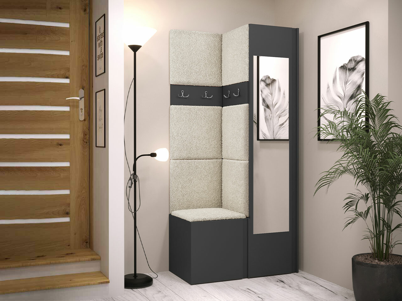 Priekšnama komplekts Hartford 354 (Grafīts)