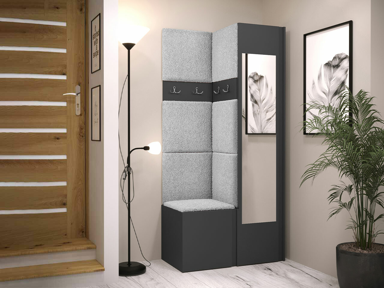 Прихожая Hartford 354 (Графит)