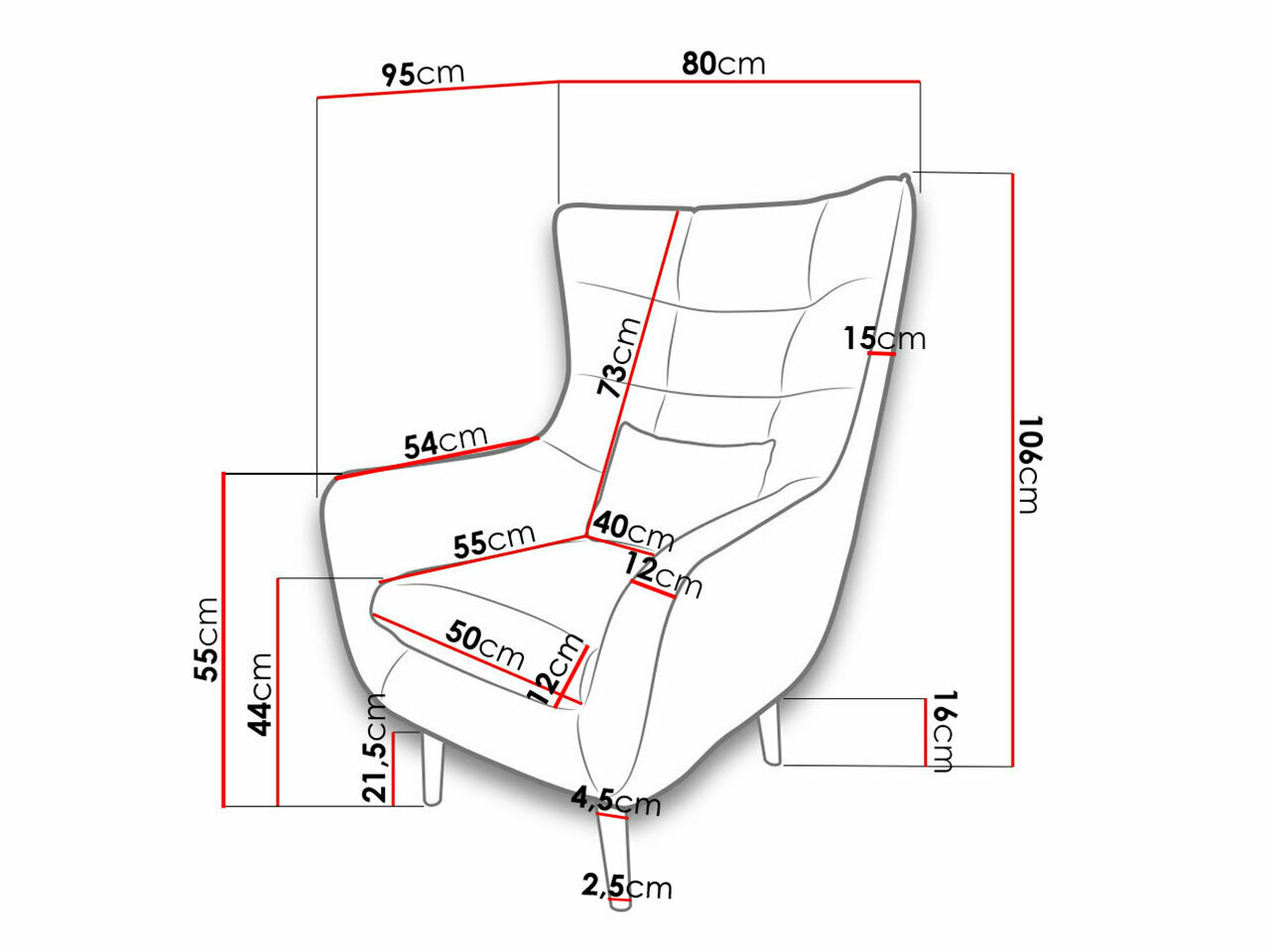 Кресло Comfivo 204 (Kronos 09)