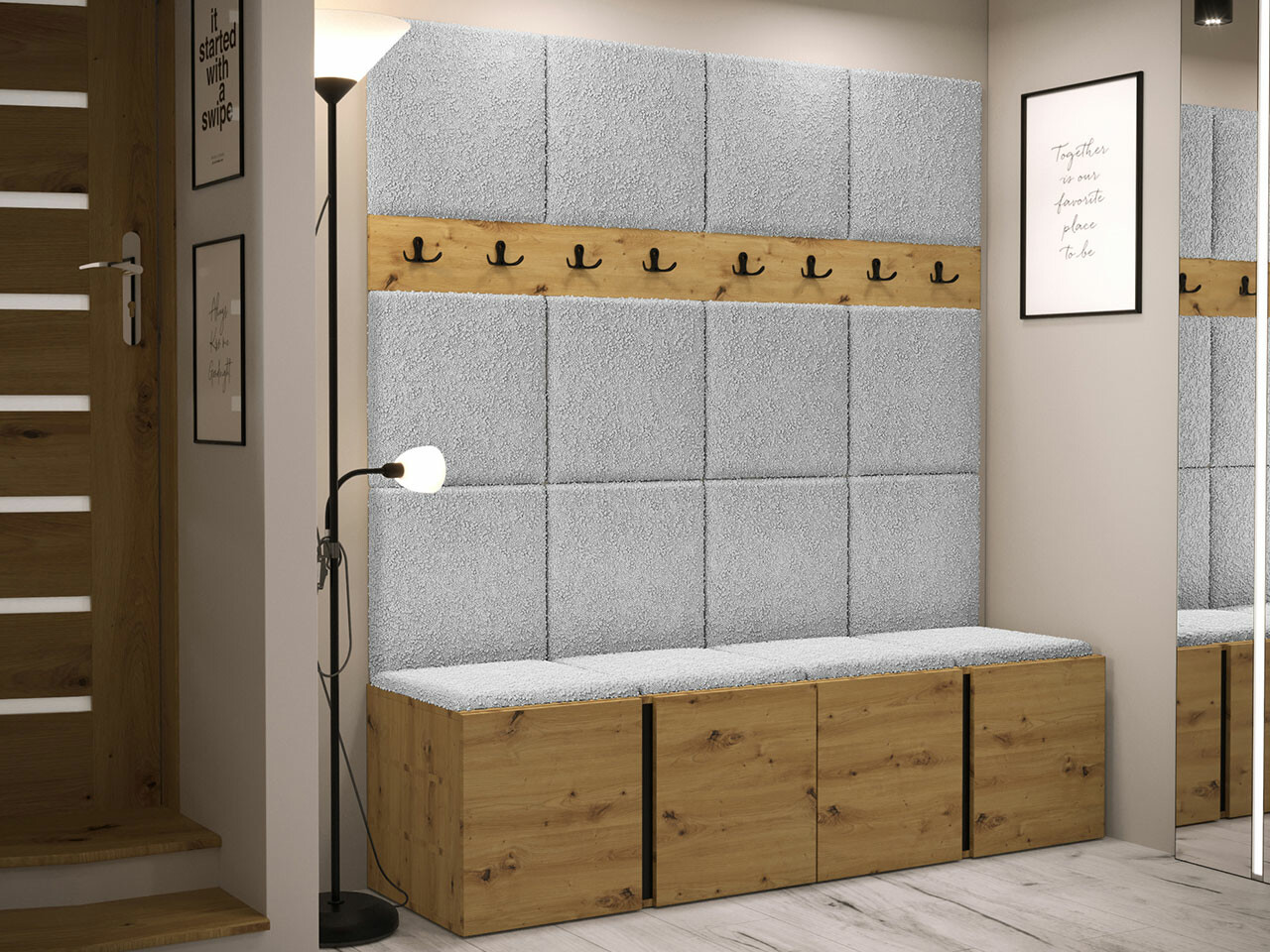 Priekšnama komplekts Hartford 268 (Artisan ozols)