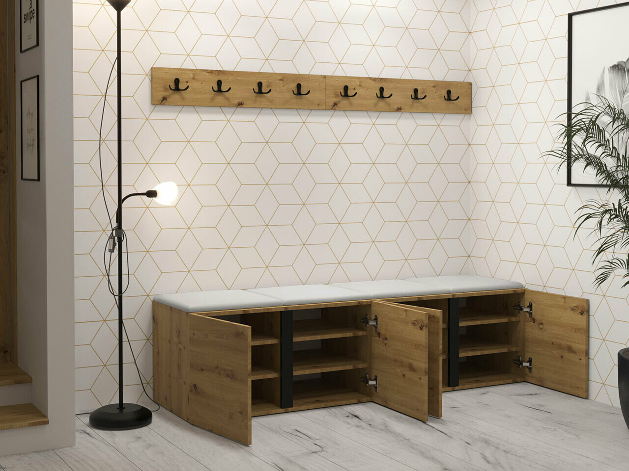 Priekšnama komplekts Hartford 276 (Artisan ozols)