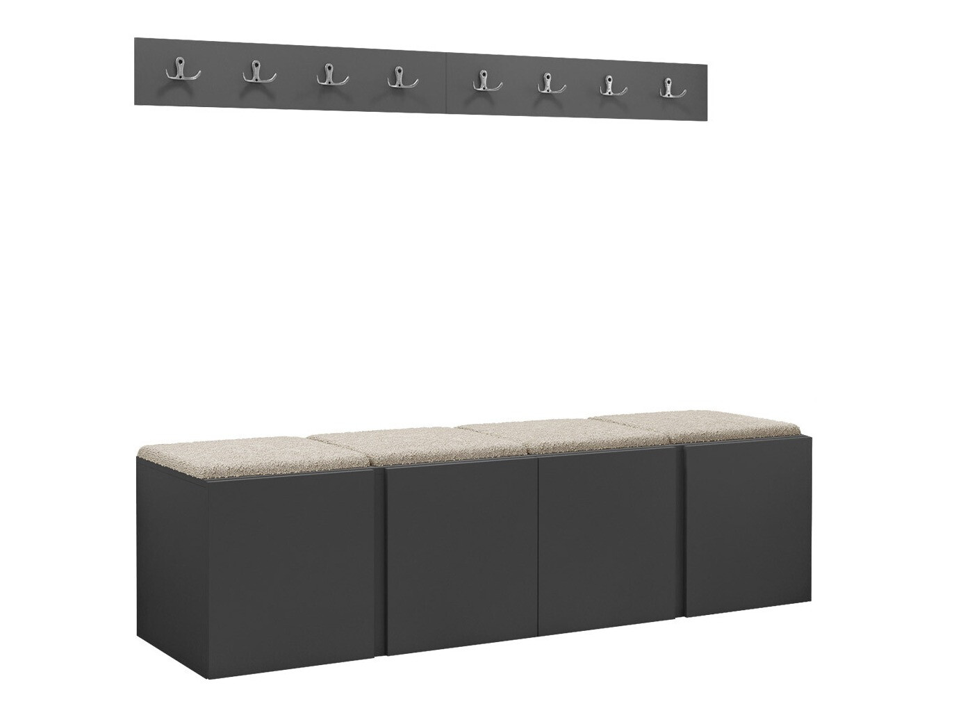 Priekšnama komplekts Hartford 276 (Grafīts)