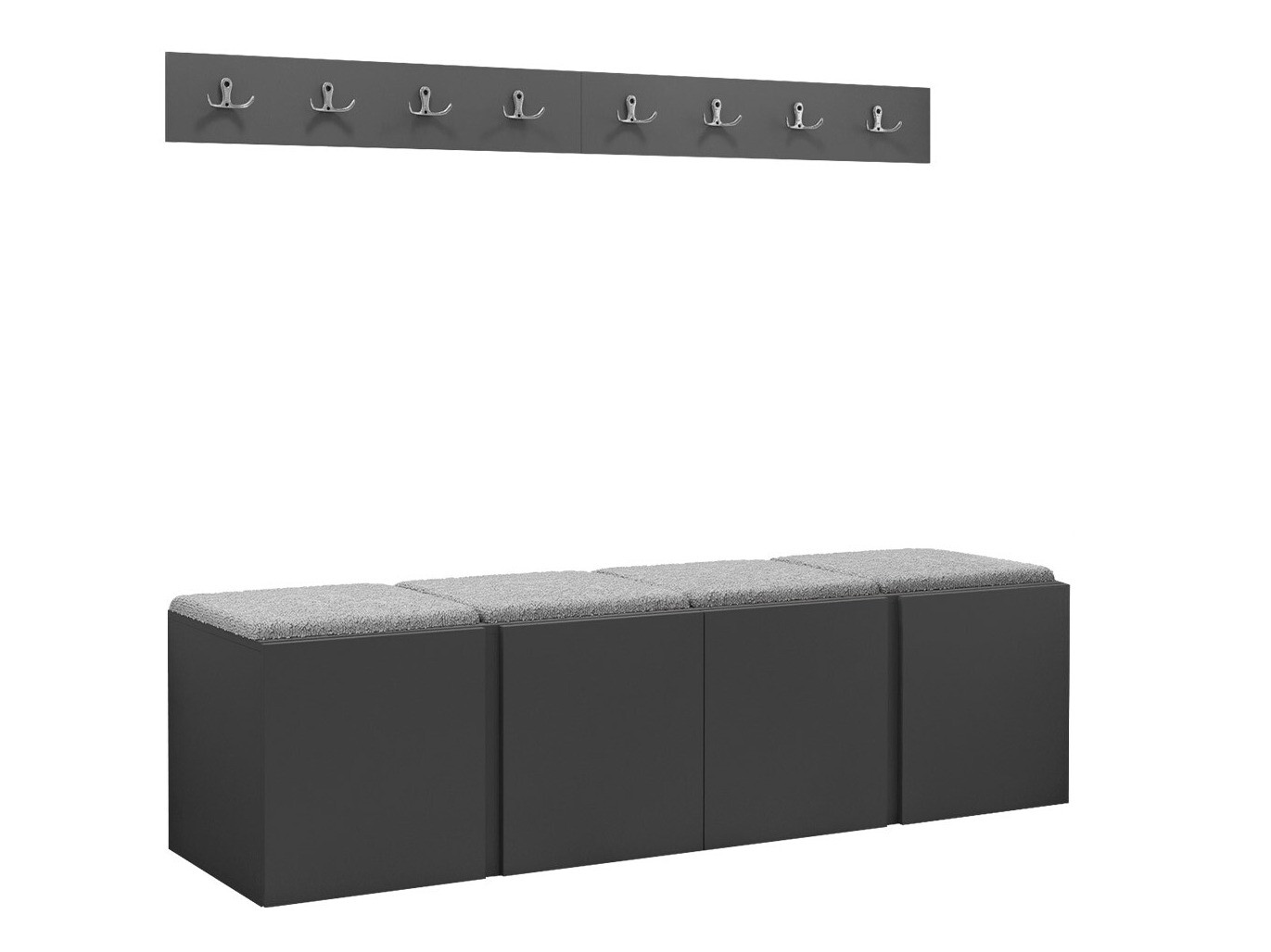 Priekšnama komplekts Hartford 276 (Grafīts)