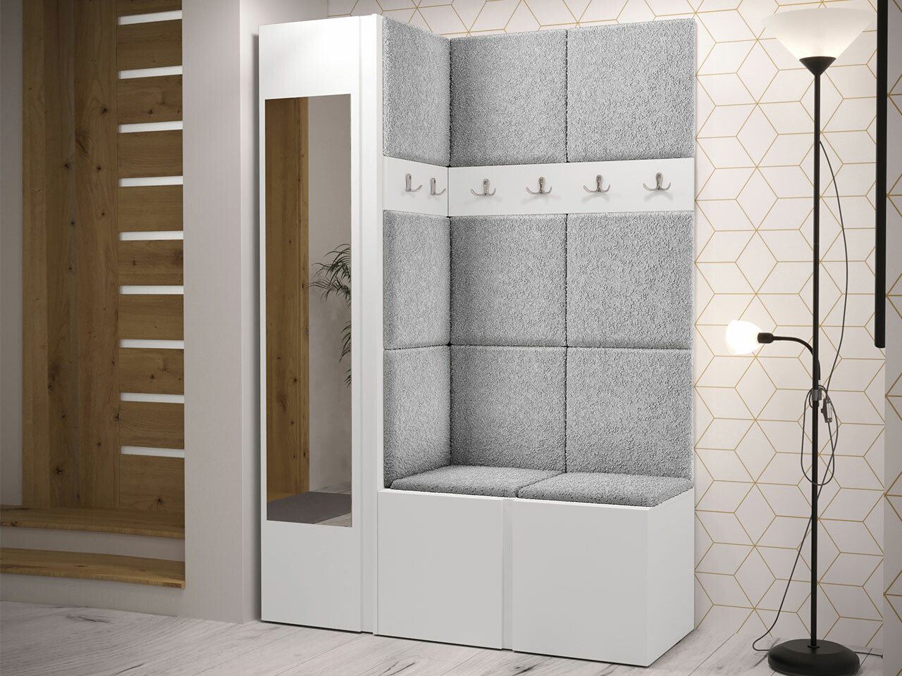 Priekšnama komplekts Hartford 277 (Balts)