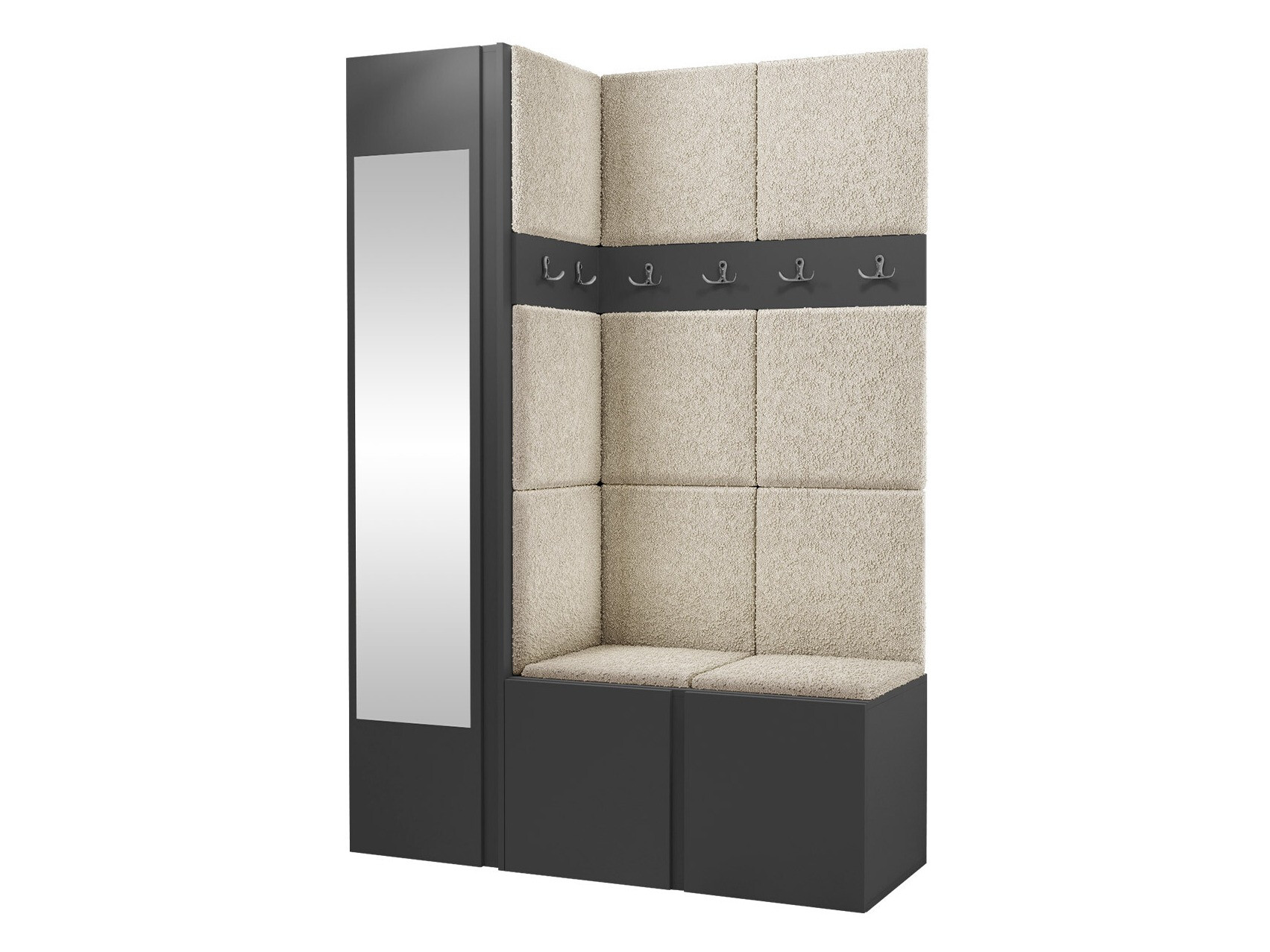 Priekšnama komplekts Hartford 277 (Grafīts)