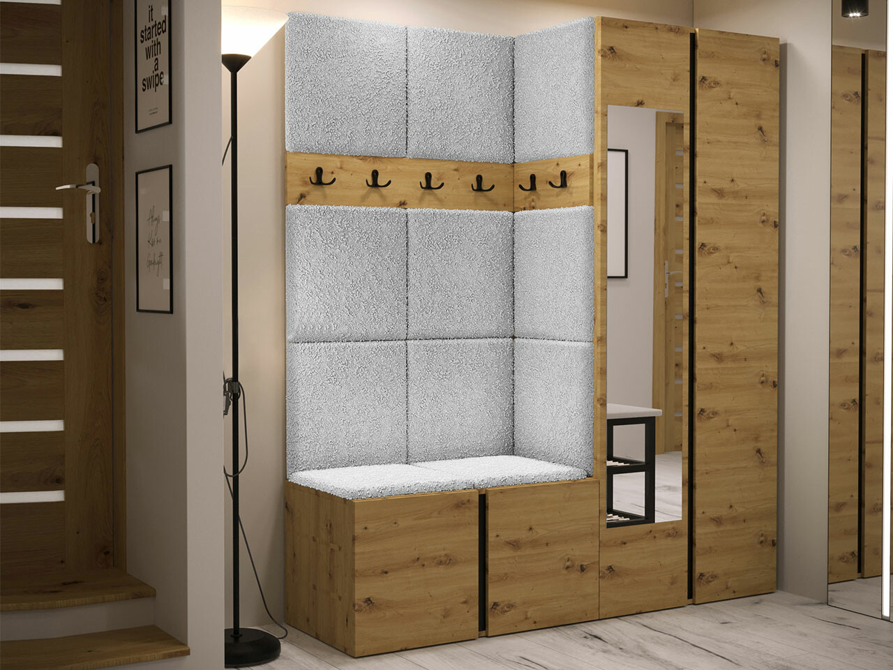 Priekšnama komplekts Hartford 278 (Artisan ozols)