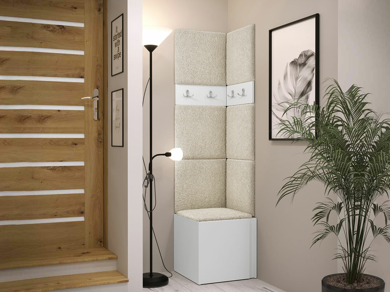 Priekšnama komplekts Hartford 347 (Balts)