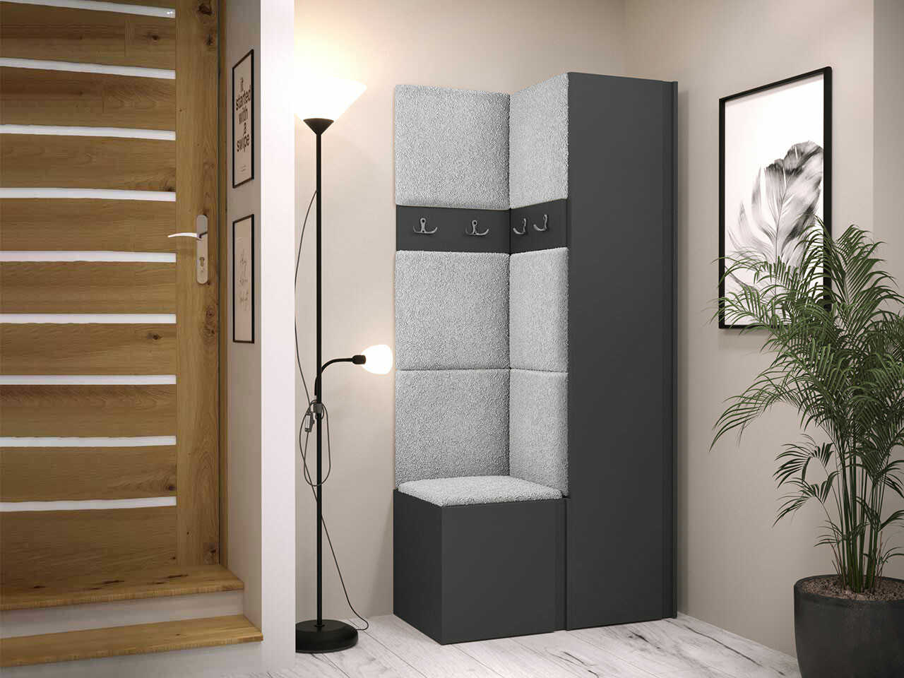 Priekšnama komplekts Hartford 348 (Grafīts)