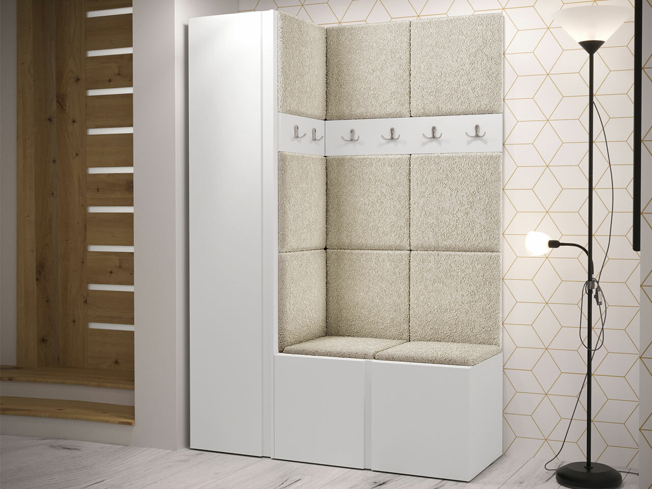 Priekšnama komplekts Hartford 471 (Balts)