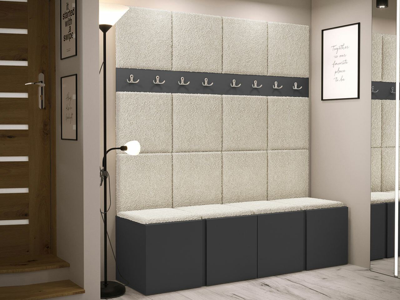 Прихожая Hartford 268 (Графит)