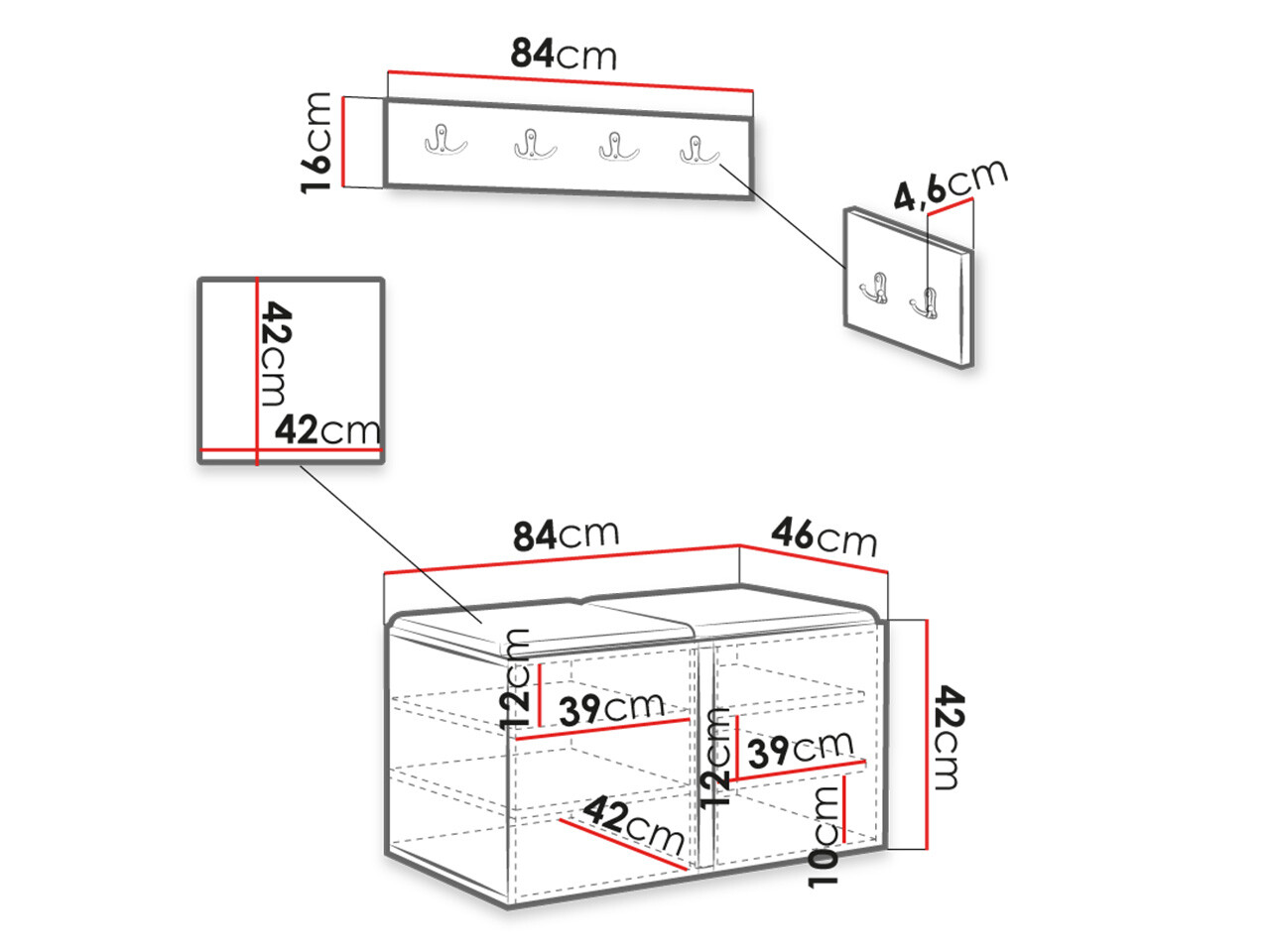 Прихожая Hartford 275 (Artisan дуб)