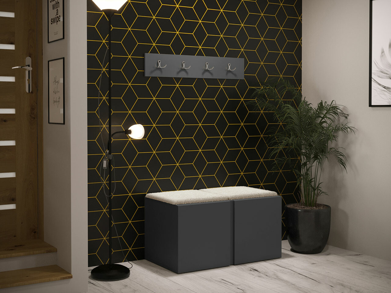 Прихожая Hartford 275 (Графит)