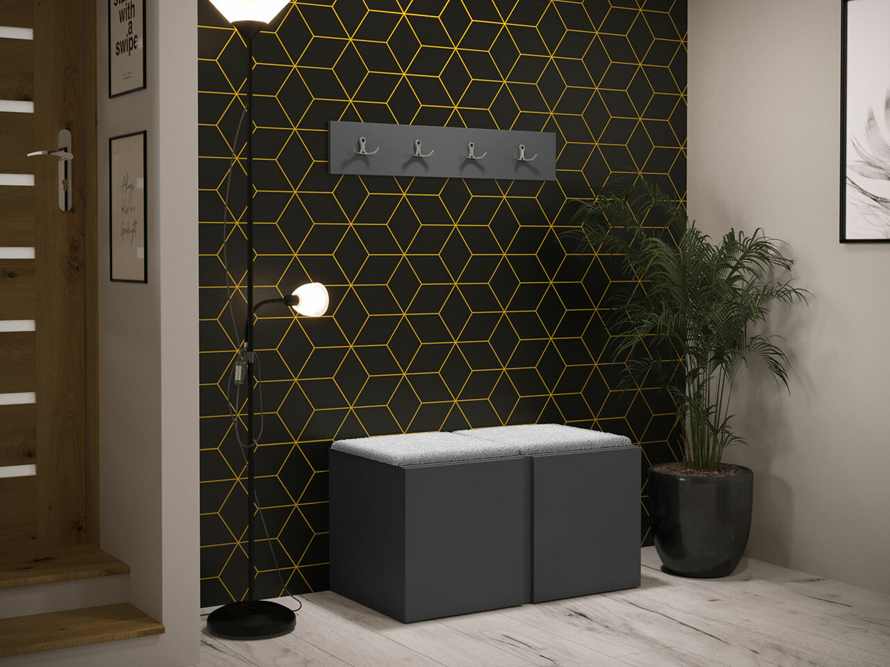 Прихожая Hartford 275 (Графит)