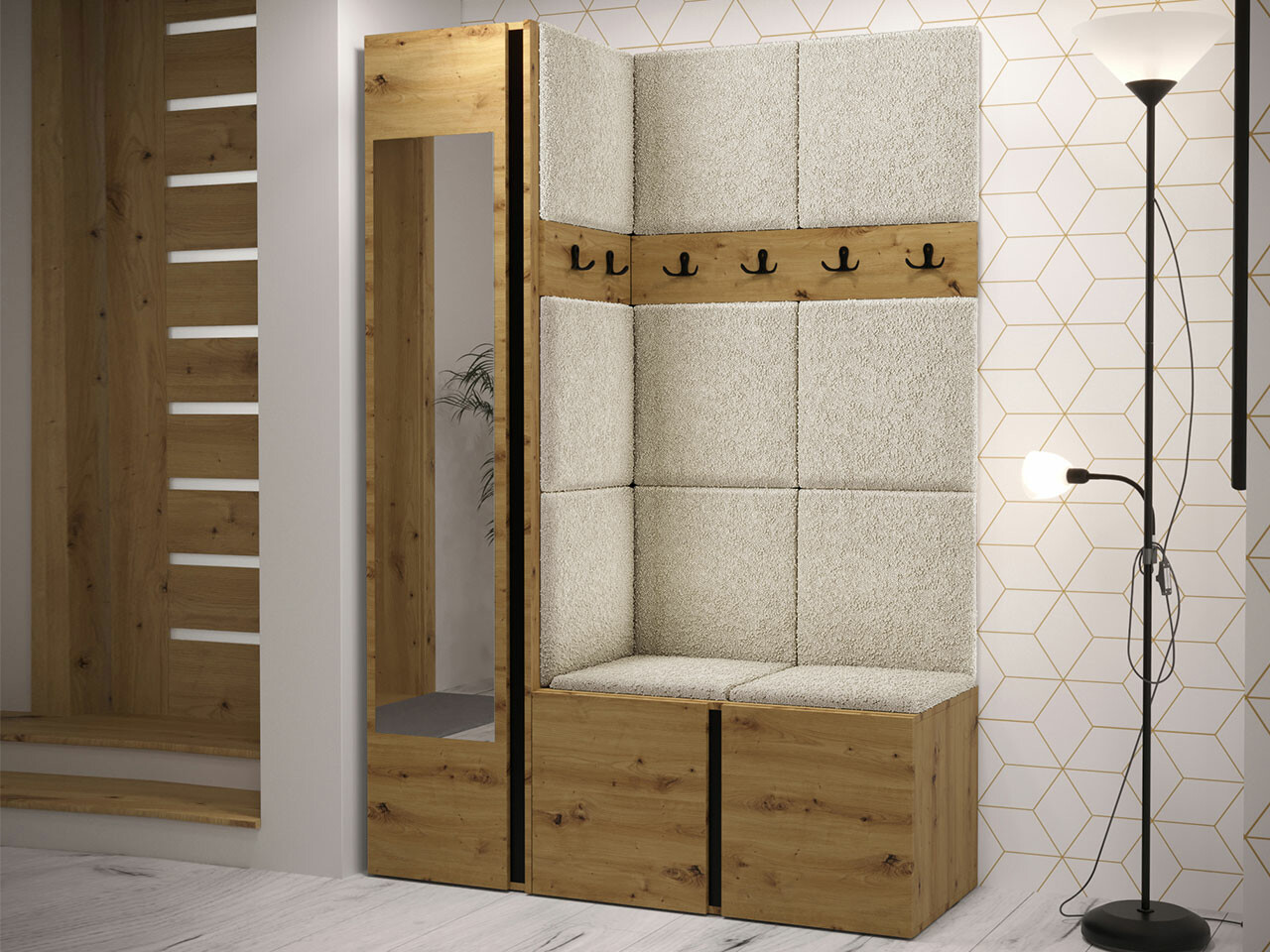 Прихожая Hartford 277 (Artisan дуб)