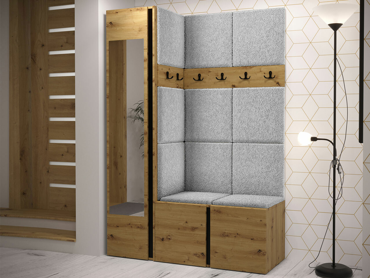 Прихожая Hartford 277 (Artisan дуб)