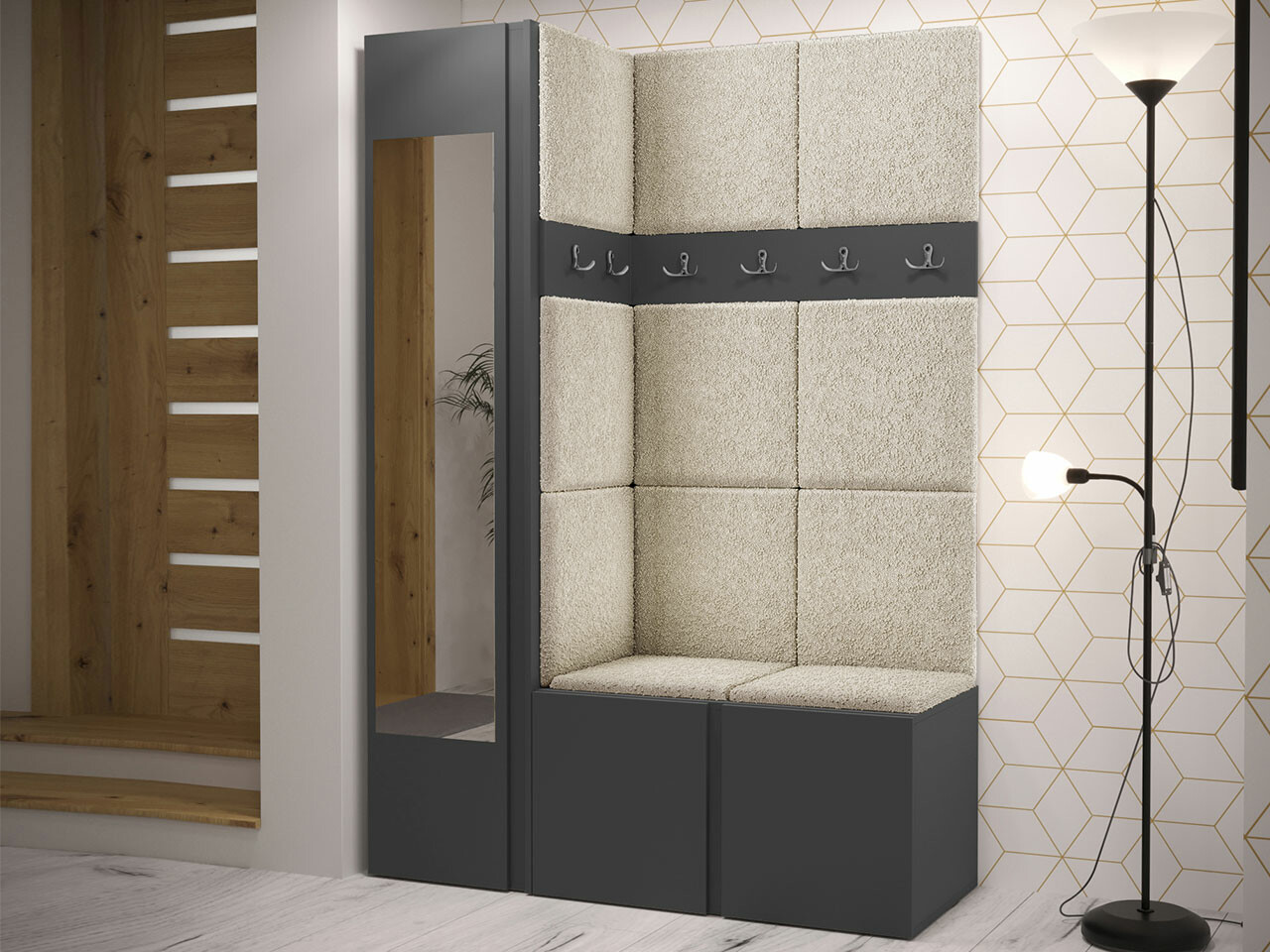 Прихожая Hartford 277 (Графит)