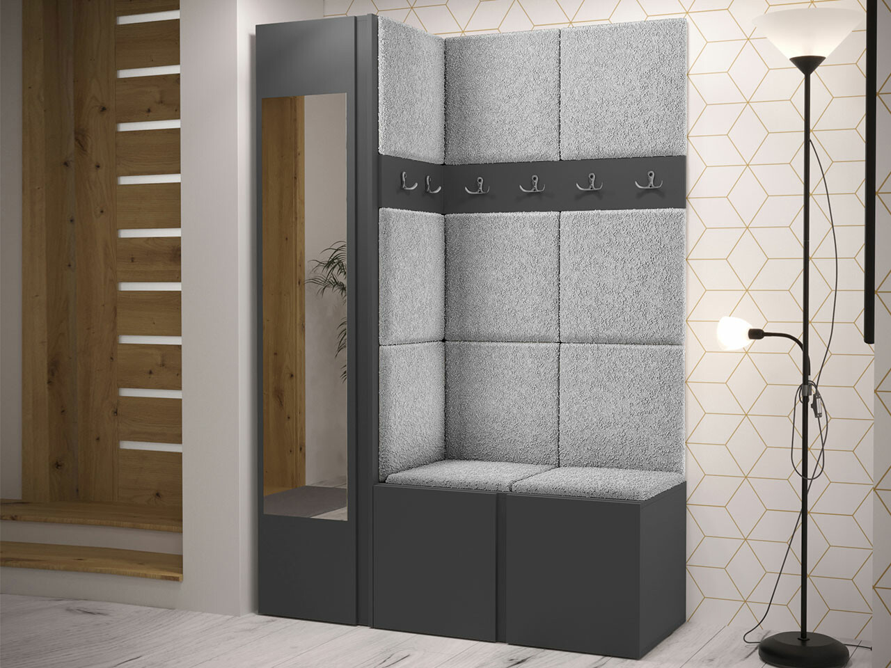 Прихожая Hartford 277 (Графит)